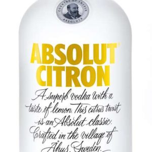 Absolut Citron Flavored Vodka 70cl