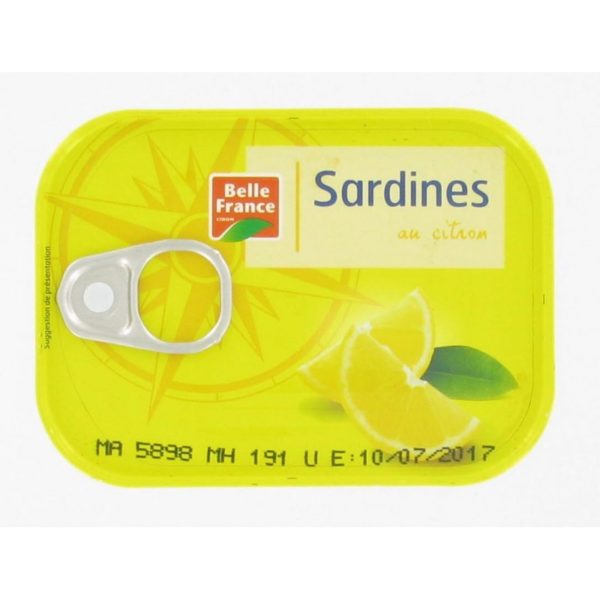 BELLE FRANCE - Sardines au citron 135g