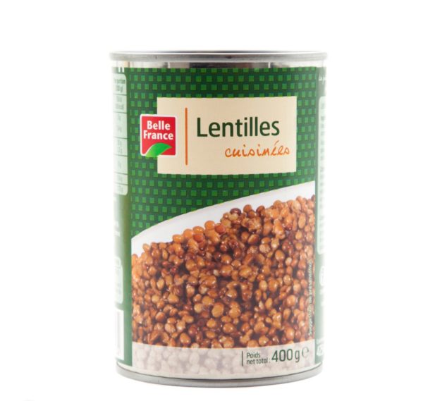 BELLE FRANCE - Lentilles cuisinées 400g