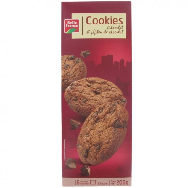 Belle France - Cookies au chocolat avec pépites de chocolat