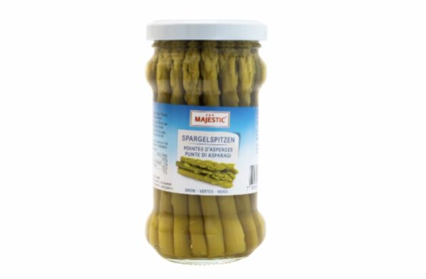 MAJESTIC - Pointes d’asperges vertes 180g