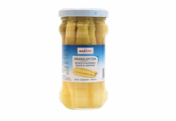 Pointes d’asperges blanches 180g