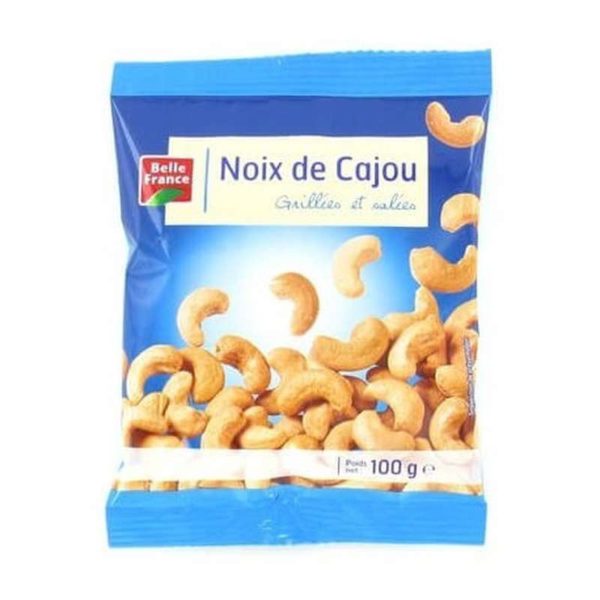 Belle France - Noix de Cajou grillées et salées 100g