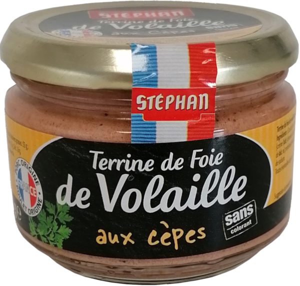 Stéphan - Terrine de foie de vollaile aux cèpes 180 g