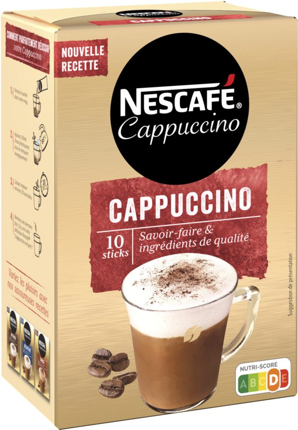 NESCAFE - Cappuccino Café soluble 140 g