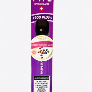 Blueberry-raspberry-lemon-900-puff-2%-nicotine-vape-jetable-Fyp-Switzerland