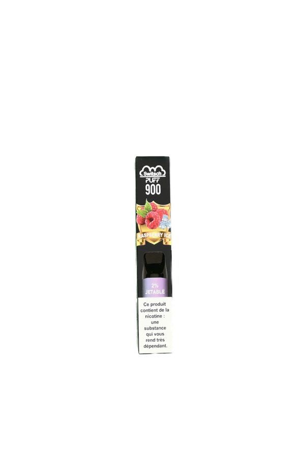 Switsch Puff - Raspberry Ice 900 bouffées (2% nicotine)