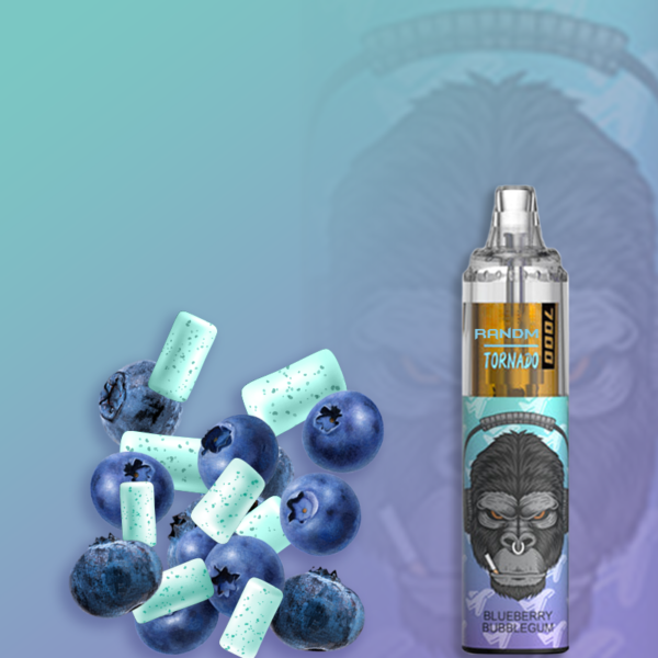 R And M Tornado - Blueberry Bubble Gum 7000 bouffées (2% nicotine)