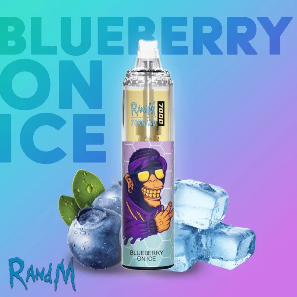 R And M Tornado - Blueberry on Ice 7000 bouffées (2% nicotine)