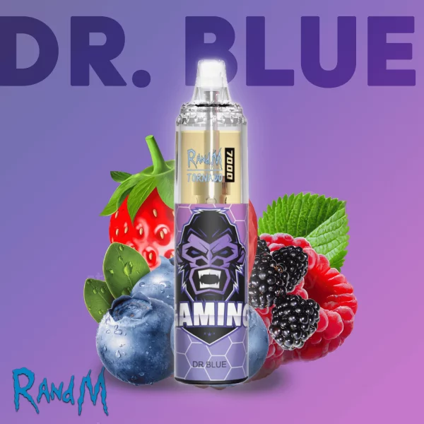 R And M Tornado - Dr Blue 7000 bouffées (2% nicotine)