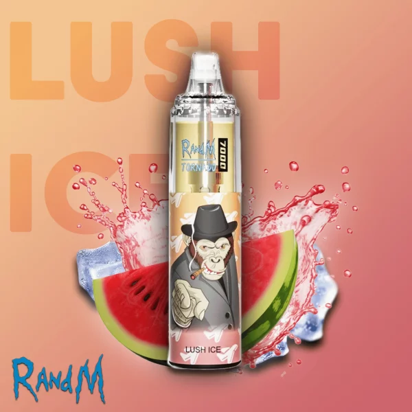 R And M Tornado - Lush Ice 7000 bouffées (2% nicotine)