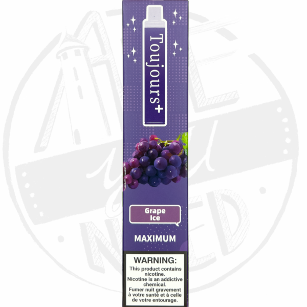 Toujours+ 2% Nicotine Grape Ice pack de 10