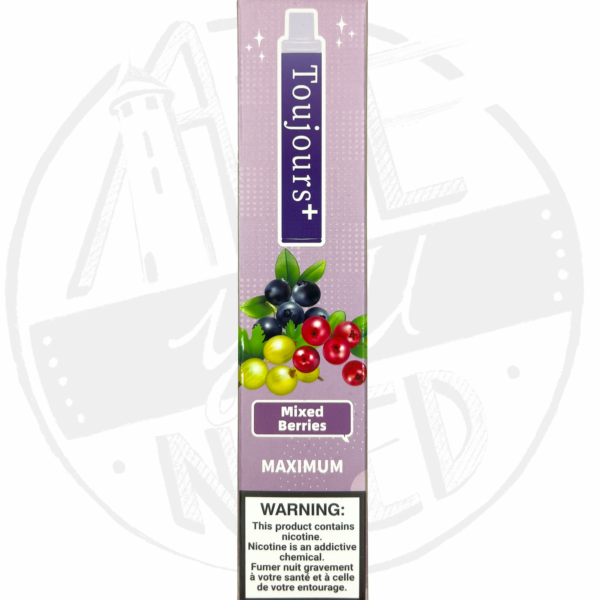 Toujours+ 2% Nicotine Mixed Berries pack de 10