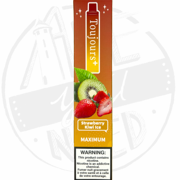 Toujours+ 2% Nicotine Strawberry Kiwi Ice pack de 10