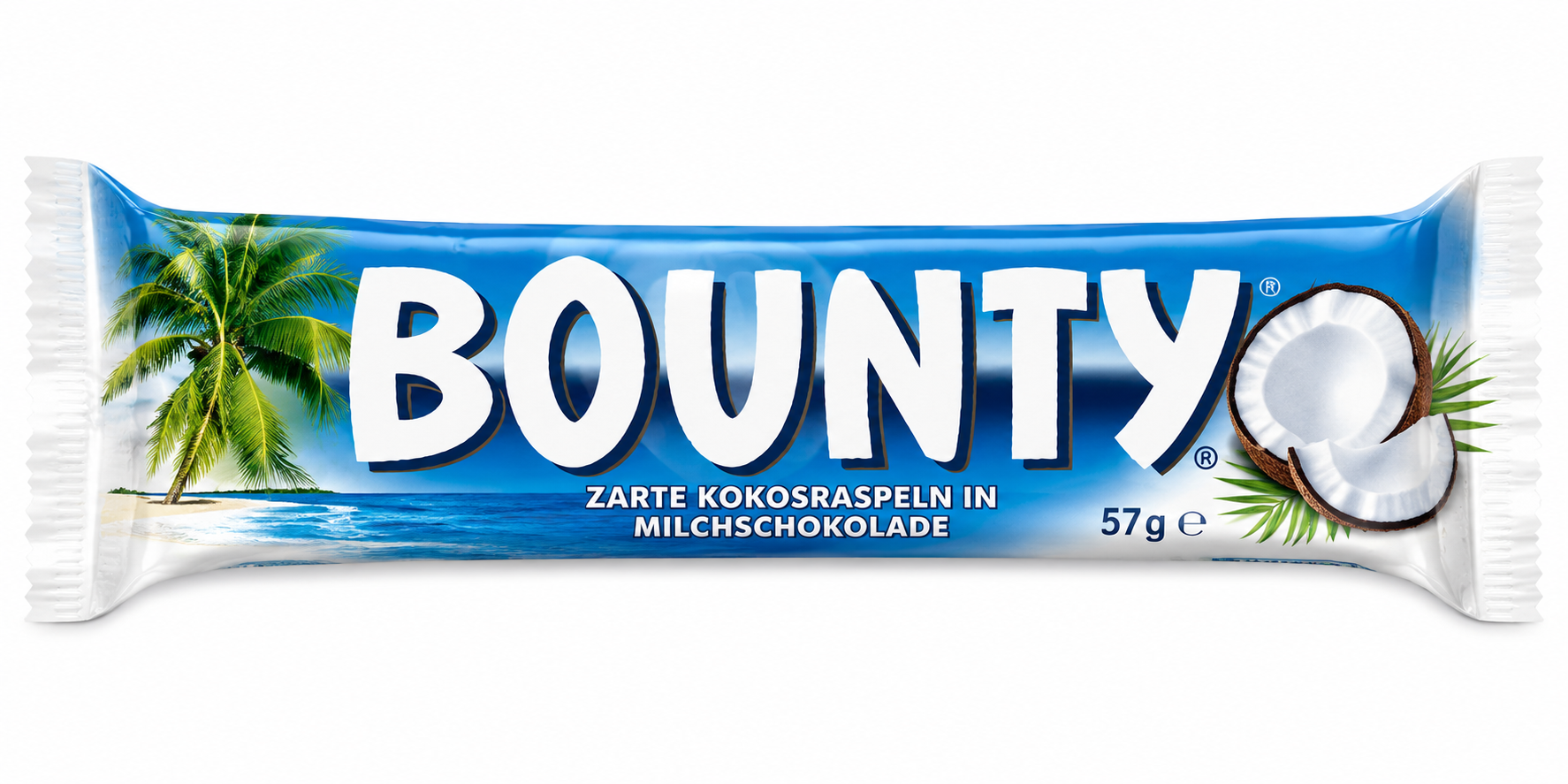 Bounty barre chocolat au lait fourrée noix de coco 57g - livraison rapide Lausanne