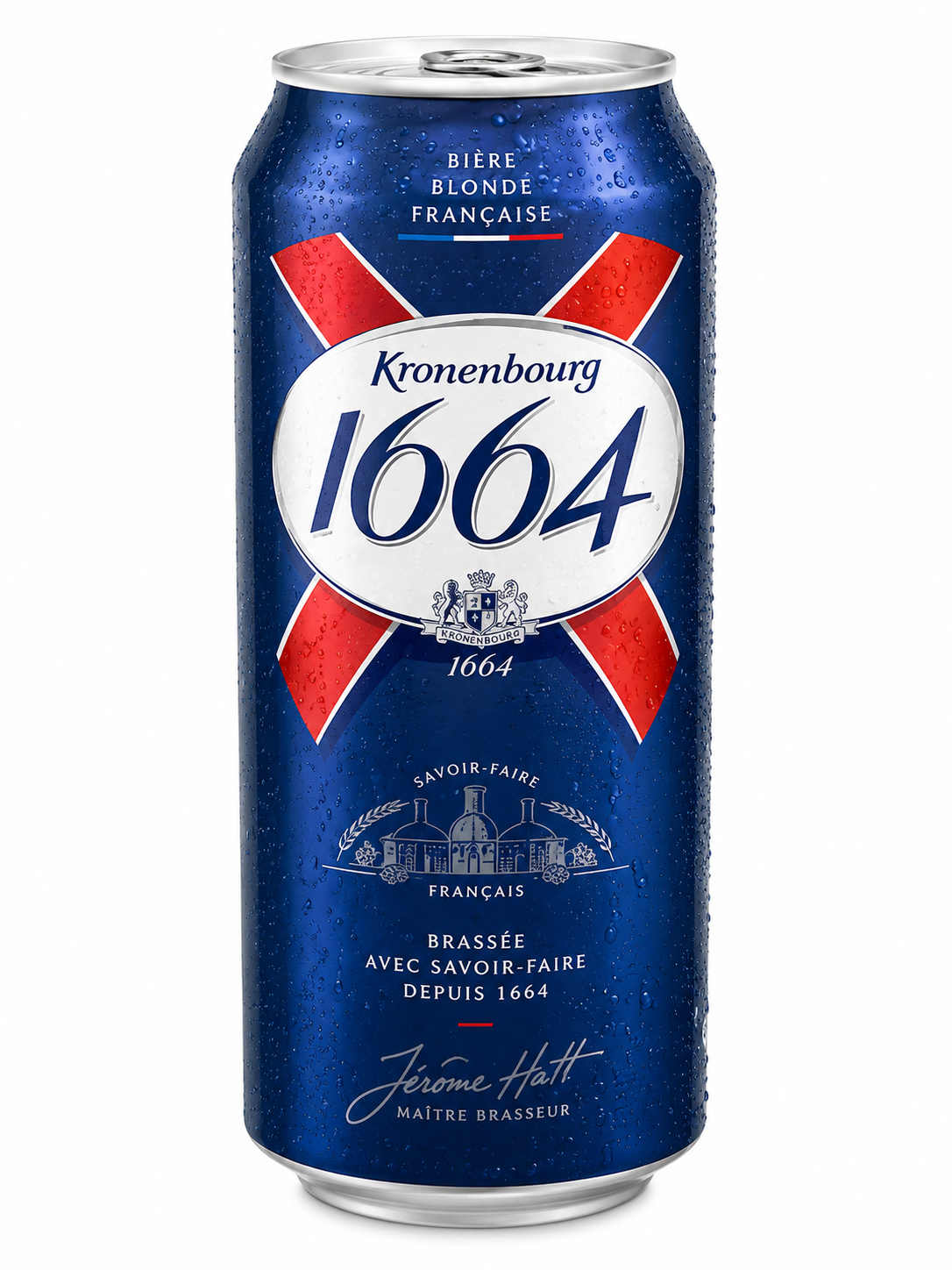Kronenbourg 1664 bière blonde française 50cl canette - livraison rapide Lausanne