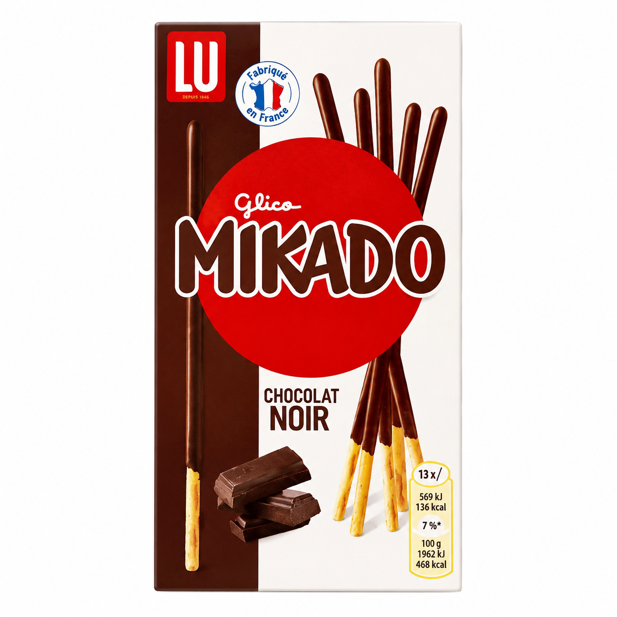 Mikado Chocolat Noir LU biscuits enrobés - livraison rapide Lausanne