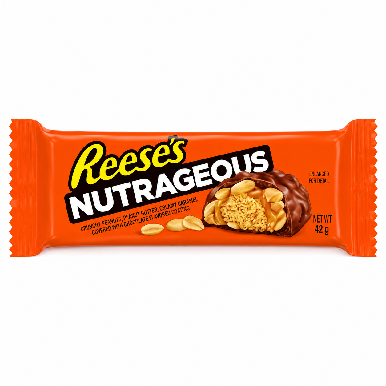 Reese's Nutrageous barre cacahuètes caramel chocolat 42g - livraison rapide Lausanne