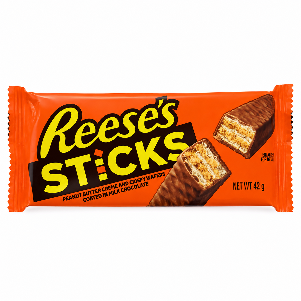 Reese's Sticks gaufrettes beurre de cacahuète chocolat 42g - livraison rapide Lausanne